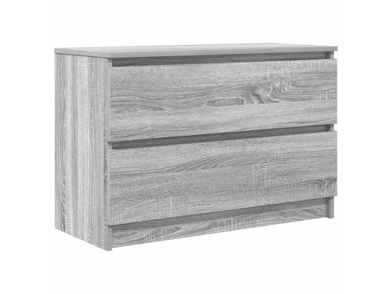  Meuble tv - banc tv - meuble de rangement sonoma gris 80x35x54 cm bois d'ingénierie  - Conforama A