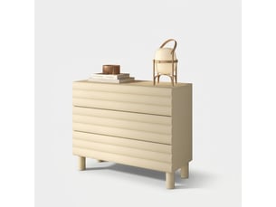 Commode design 3 tiroirs pour chambre à coucher adria