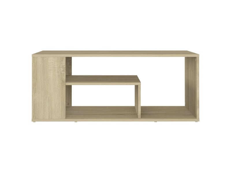  Table basse rectangulaire | table de salon chêne sonoma 100x50x40 cm bois d'ingénierie shl1477  - Conforama D