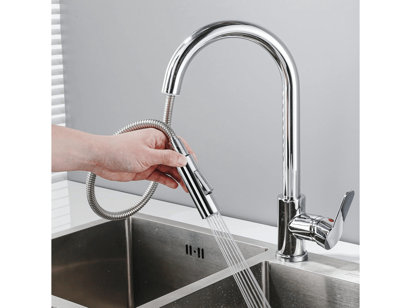  Tête de pulvérisation de robinet de cuisine extensible, colonne avec interrupteur 2 fonctions  - Conforama C