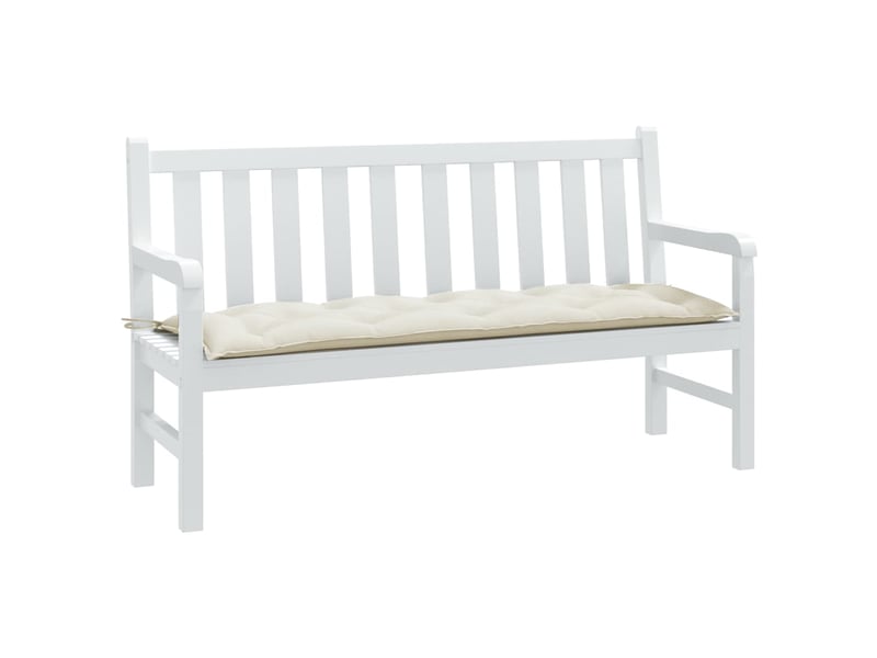  Coussin de banc de jardin, coussin d'assise crème mélangé 150x50x7 cm tissu cf52719  - Conforama B