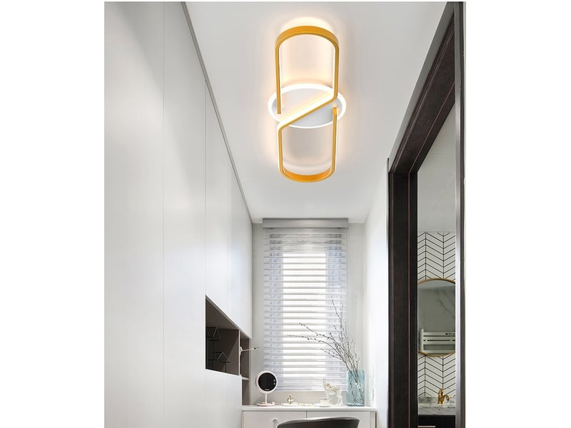  Plafonnier led carré moderne 36w 48cm lumière blanche froide 6500k  - Conforama E