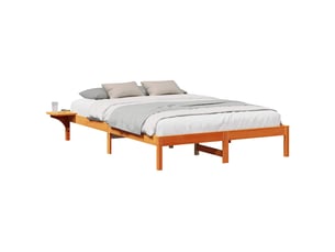Lit 2 places 150x200 cm coloris marron