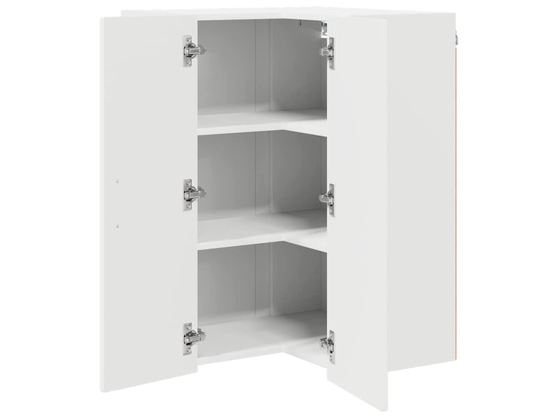 Meuble mural de cuisine | armoire de cuisine blanc 57x57x80cm - Conforama E