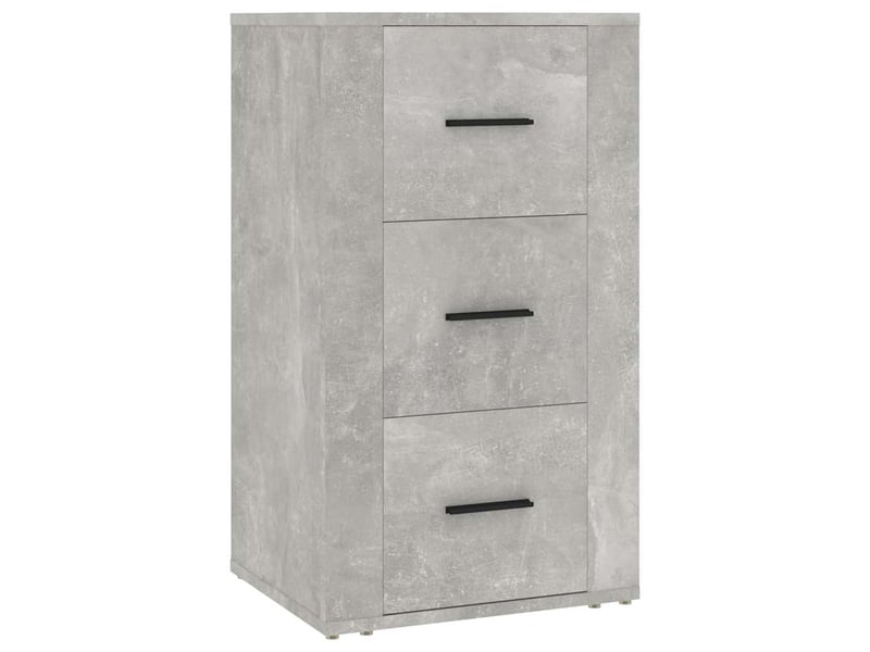  Buffet - bahut - meuble de rangement gris béton 40x33x70 cm bois d'ingénierie  - Conforama A
