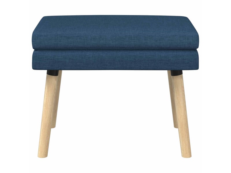 Banc d'entrée, banc à double couche bleu 60x40x46 cm tissu  - Conforama E