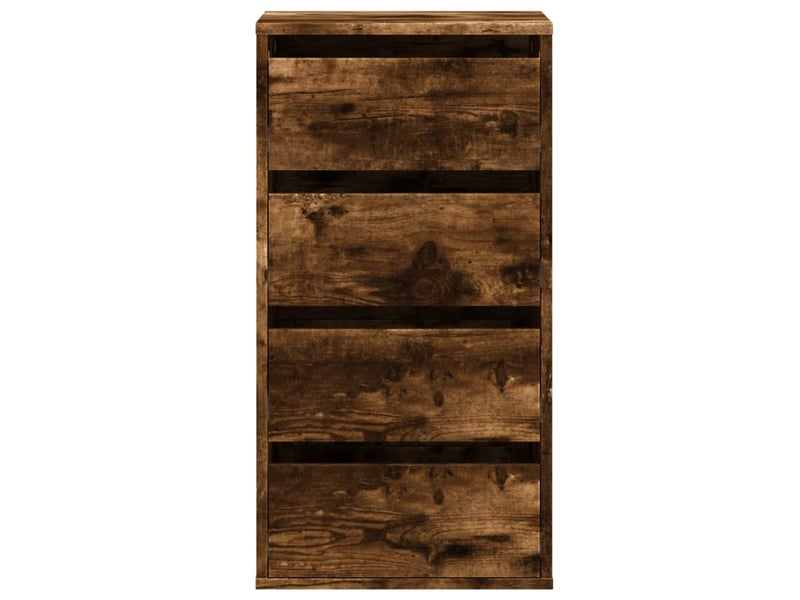  Commode chambre adulte, commode d'angle chêne fumé 40x41x76 cm bois d'ingénierie  - Conforama D