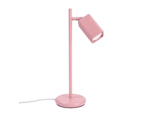 Lampe de table rayo rose aluminium moderne 43x14.5x14.5cm