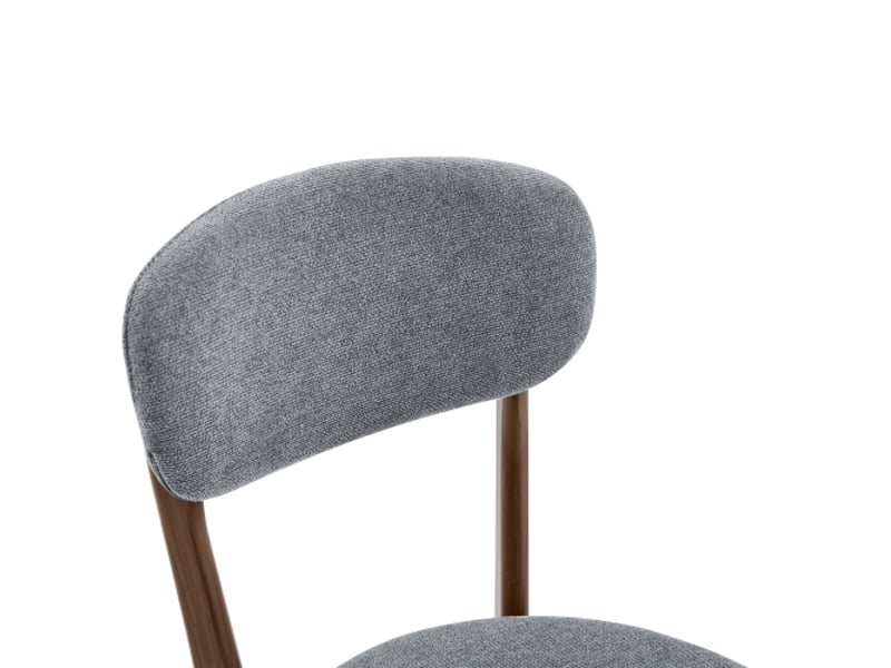 Ensemble de 2 chaises de salle à manger en lin rembourrées – style médiéval moderne – idéal cuisine - Conforama D