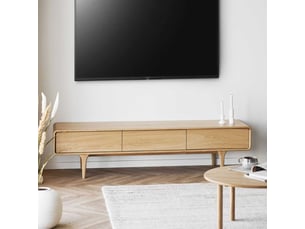 Meuble tv coloris marron 180 cm <strong>ALTOBUY</strong>  <strong>GARANCE</strong>