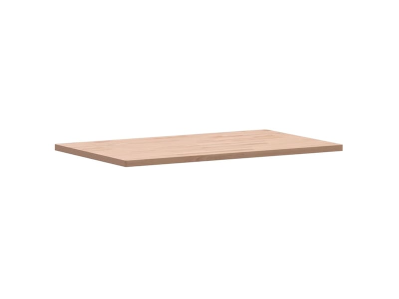 Comptoir de salle de bain, plan de travail 100x60x2,5 cm bois massif de hêtre cf65713 - Conforama C