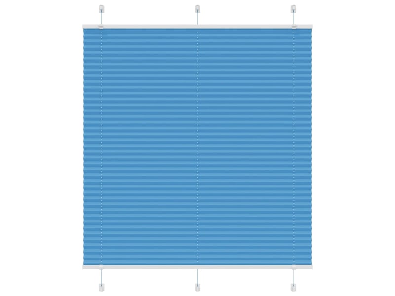 Store plissé, store de fenêtre bleu 115x150 cm largeur du tissu 114,4cm polyester cf46783  - Conforama B