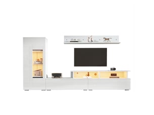Meuble tv coloris blanc    