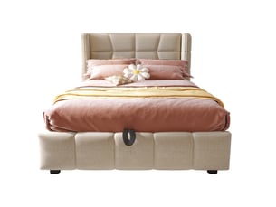 Lit coffre 90x200 cm HAUSS SPOLE coloris beige