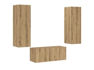 Meuble tv coloris bois clair  <strong></strong>  <strong></strong>