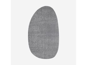 Tapis de salon design moderne frisé gris milano stone gri102