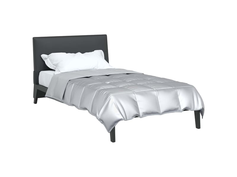  Duvet - couette complet toute l'année 155 x 200 cm 300 gsm argenté  - Conforama C