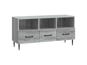 Meuble tv coloris gris 102 cm <strong></strong>  <strong></strong>