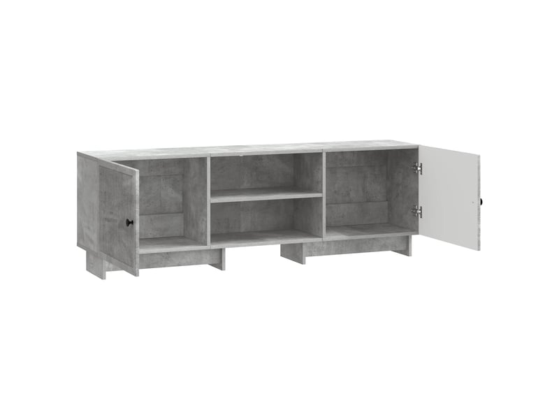  Meuble tv - banc tv - meuble de rangement 150 x 31 x 50 cm gris béton bois d’ingénierie  - Conforama D