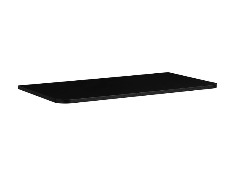 Meuble sous vasque suspendu linea 80 cm noir avec plan de travail - Conforama R