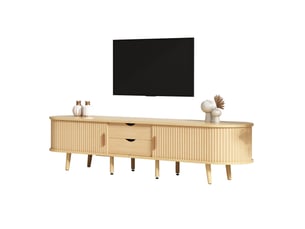 Meuble tv coloris naturel 100 cm STILVORA  