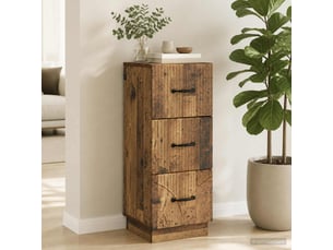 Armoire de rangement bureau, armoire à tiroirs 33 x 34.5 x 87 cm bois d'ingénierie shl7754