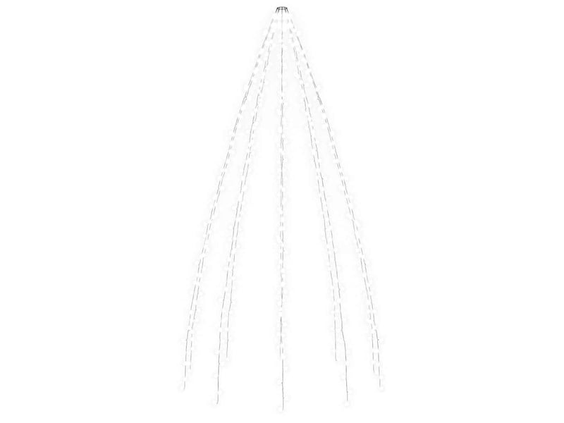  Guirlande lumineuse d'arbre de noël 400 led blanc froid 400 cm  - Conforama A