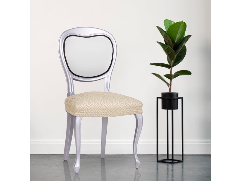 Housse de canapé apolo, fauteuil sans dossier, lot de 2 c00  - Conforama B