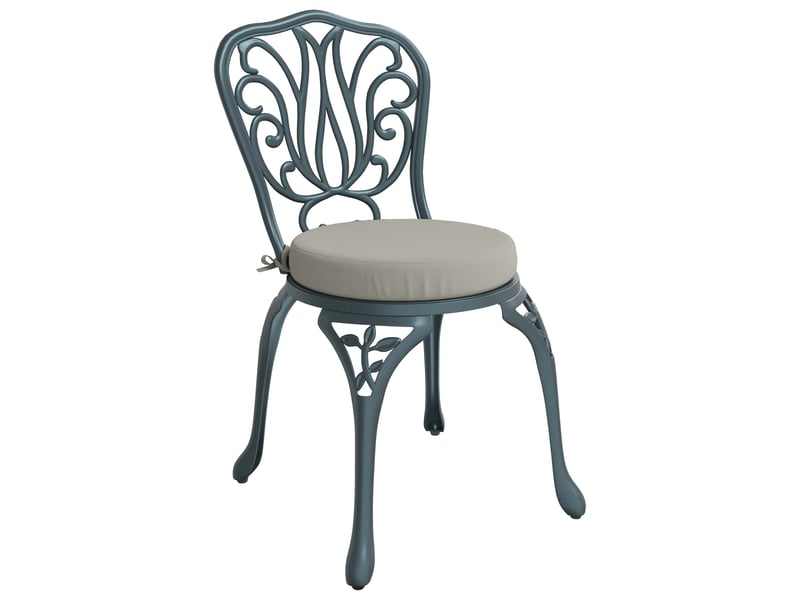  Lot de 4 coussins de siège, coussins d'assise soest 100 % polyester gris cf60412  - Conforama C