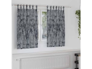 Lot de 2 rideaux en velours, rideaux de fenêtre gris argenté 140 x 140 cm velours cf44214