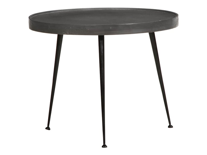  Table basse 2 pcs - table de salon - table à thé en bois d'ingénierie noir  - Conforama C