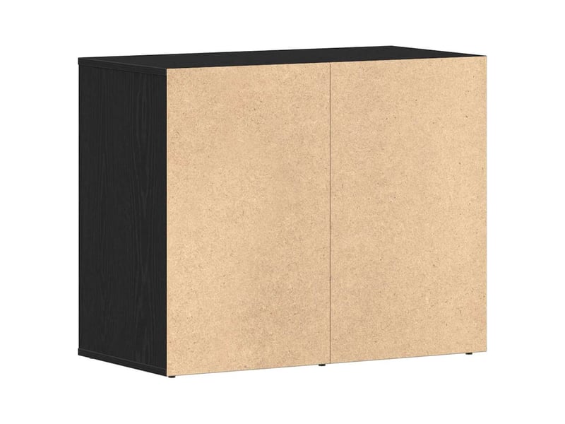  Armoire de cosmétiques avec étagère chêne noir 80x40x65 cm  - Conforama E