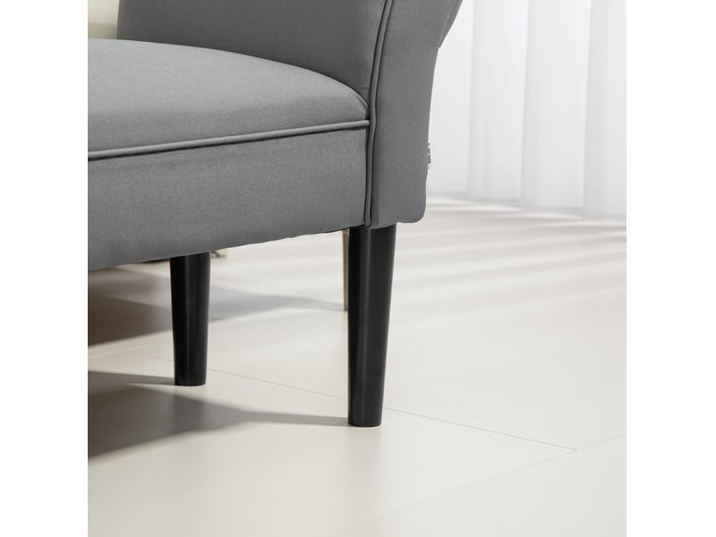  Banc rembourré chambre et entrée 102 cm gris foncé homvra  - Conforama C