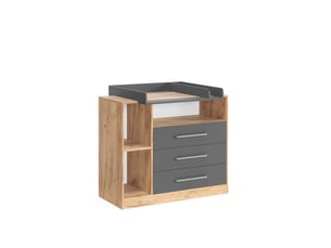 Vicco commode à langer, chêne doréanthracite, 110x93cm