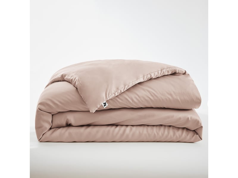  Housse de couette 260 x 240 cm 100% viscose de bambou 120 fils salomé blush 15173 - Conforama E