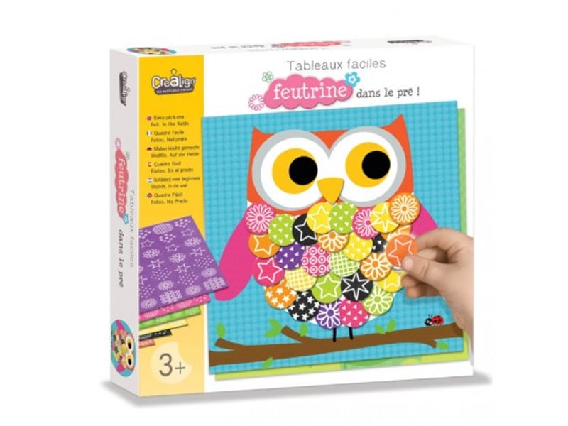  Tableaux faciles - feutrine dans le pre - crealign CL129 - Conforama B