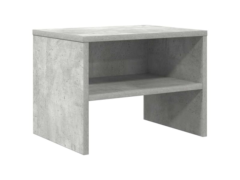  Table de chevet - cabinet de chevet - table de nuit gris béton 40x30x30 cm bois ingénierie  - Conforama A