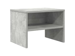 Table de chevet - cabinet de chevet - table de nuit gris béton 40x30x30 cm bois ingénierie