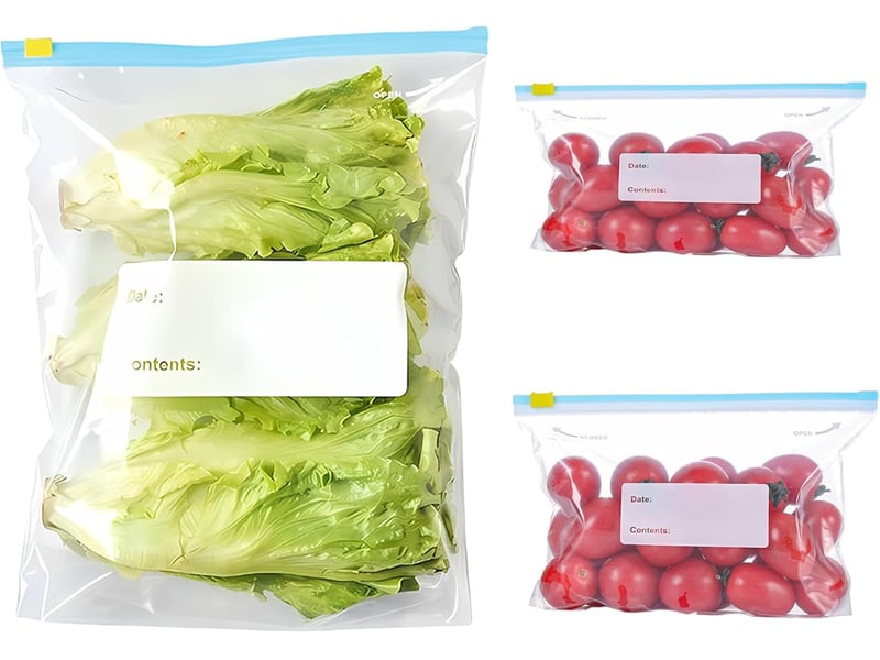  Lot de 40 sacs réutilisables pour la conservation et le scellage des aliments, adaptés au stockage des aliments (20*10cm)  - Conforama B