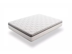 Matelas 135x180 cm MOONIA   Ressorts ensachés soutien Ferme épaisseur 31 cm