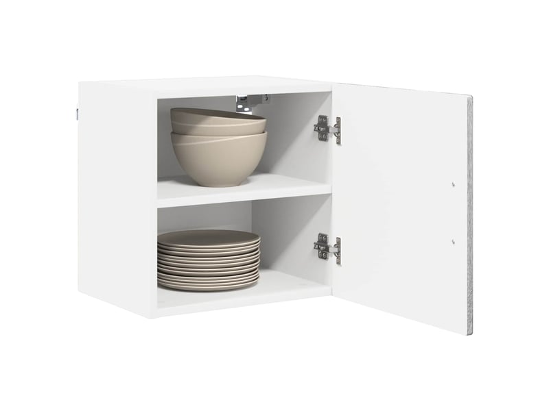  Meuble mural de cuisine | armoire de cuisine 2 pcs gris sonoma bois d'ingénierie shl3911  - Conforama C