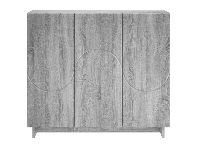  Buffet - bahut - meuble de rangement sonoma gris 85,5 x 31 x 75 cm bois d'ingénierie  - Conforama D