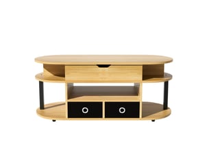 Table basse capsule coloris bicolore <strong>BEAUNIV</strong> <strong></strong> - 50 cmx105 cm