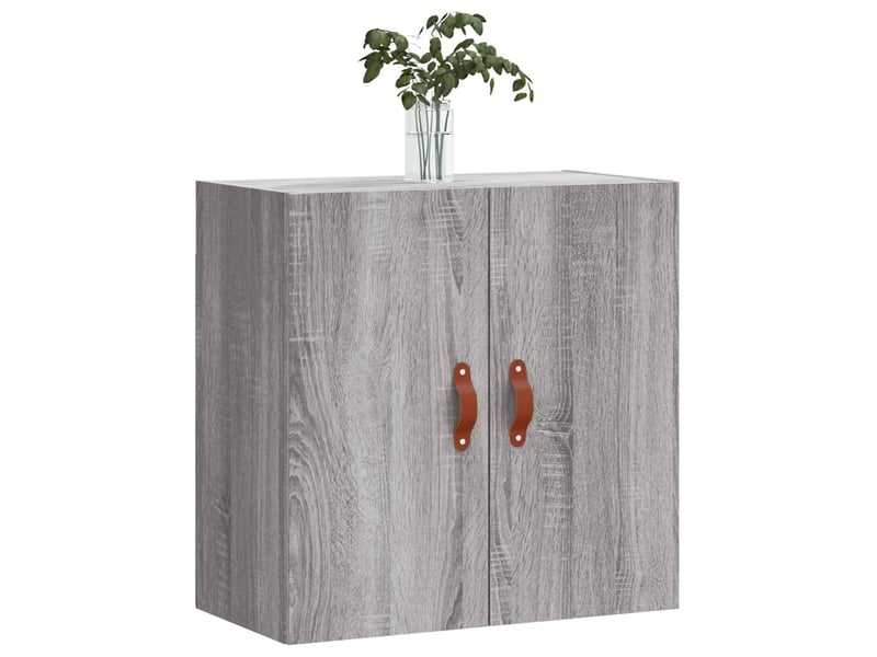  Armoire murale salon, meuble de rangement sonoma gris 60x31x60cm bois d'ingénierie shl8178  - Conforama C