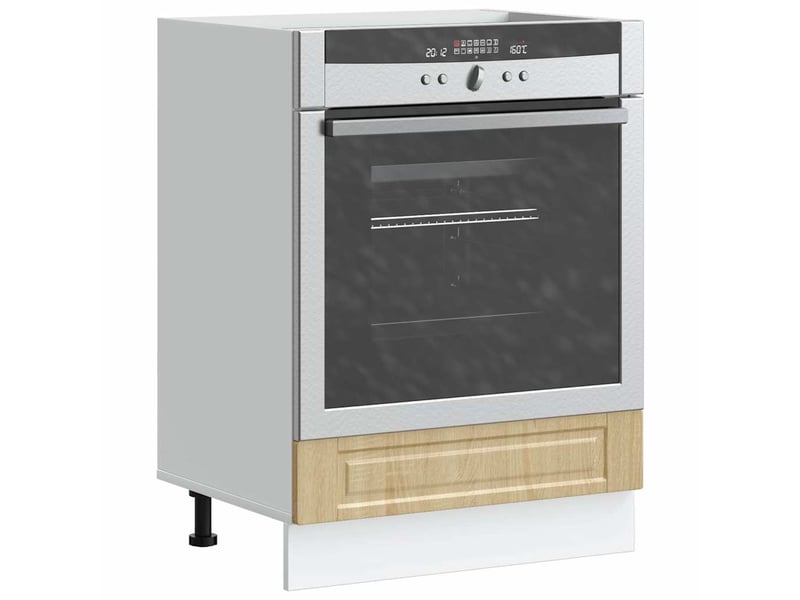  Armoire à four, armoire de cuisine porto chêne sonoma bois d'ingénierie  - Conforama B