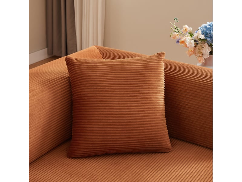  Canapé convertible 204x97x65 cm, structure en métal, terracotta  - Conforama D