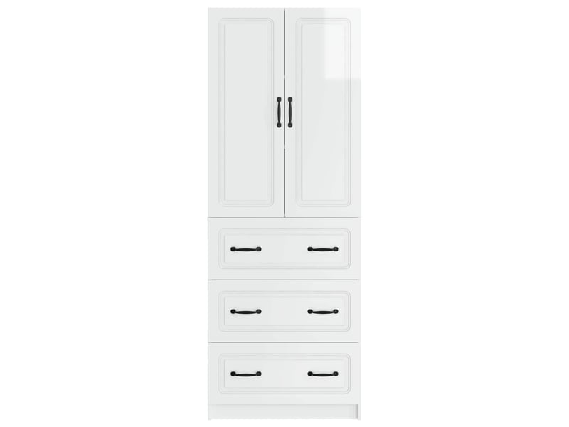  Ensemble de meubles 2 pcs, rangement de salon 66 x 34,5 x 87 cm bois d'ingénierie shl1611  - Conforama E