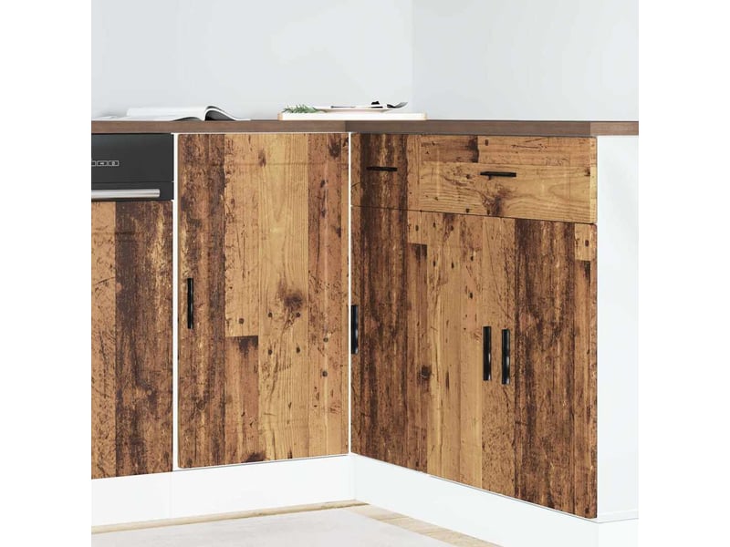 Meuble de rangement, armoire de cuisine porto vieux bois bois d'ingénierie shl7623 - Conforama B