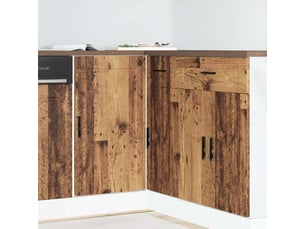 Meuble de rangement, armoire de cuisine porto vieux bois bois d'ingénierie shl7623