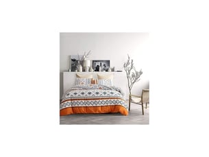 Housse de couette 220x240cm + 2 x taies d'oreiller 50x75cm - marbre noir et blanc réversible parure de lit 2 personne adulte